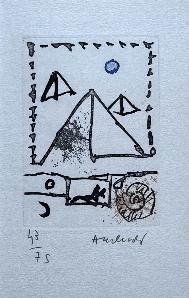 Pierre Alechinsky (1927) - Signes et singes #1.0