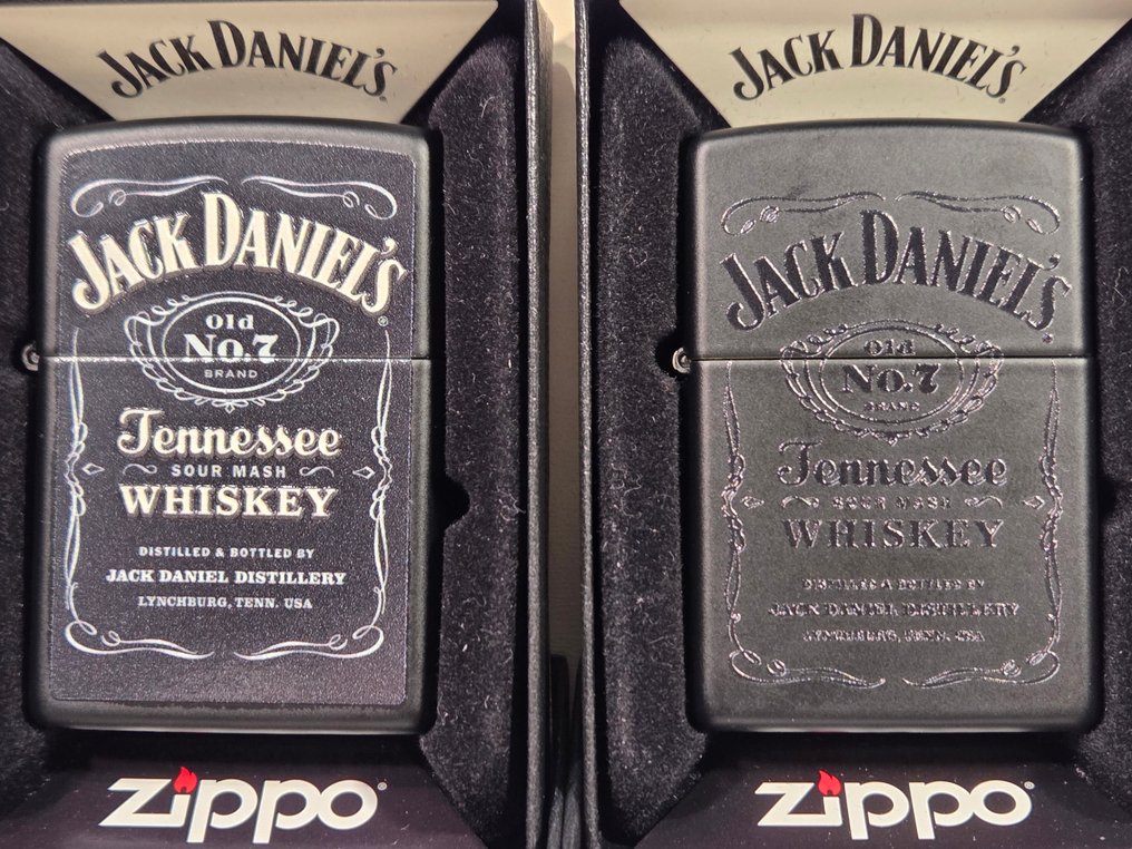 Zippo - Jack Daniels - Isqueiro - Aço (aço inoxidável) -  (2) #3.2