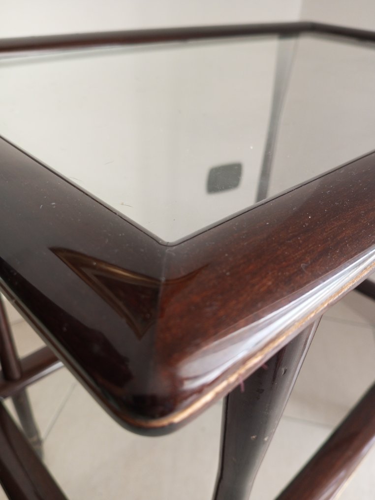 ICO PARISI - Cesare Lacca - 上菜手推車 - 木, 玻璃, 金屬 - 购物车酒吧 #3.2