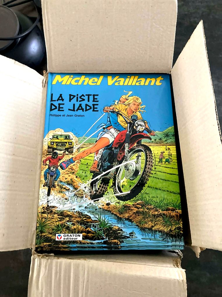 Michel Vaillant - La Piste de Jade + 25x signature de Jean Graton - 25x C - 25 Album - Primeira edição - 1994 #1.0
