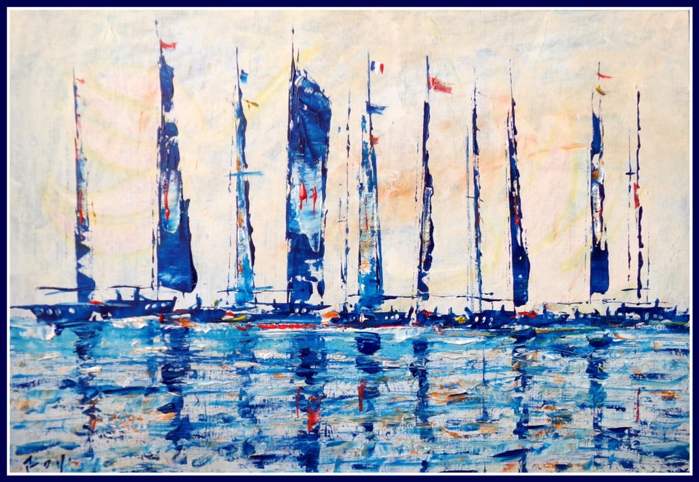 Denis Pascal dit "Roy" (1959) - Départ de régate. #3.2