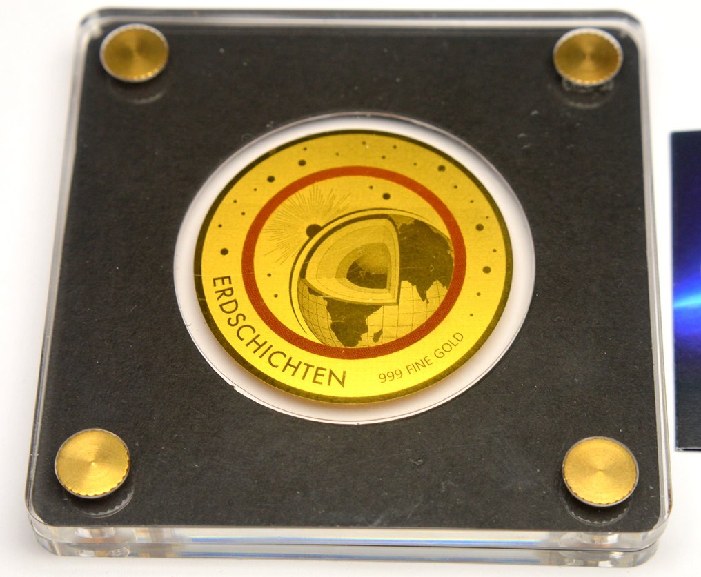 Tchad. 5000 Francs 2020 Earth Layers 1/200oz (.999) (Ingen mindstepris) #2.1