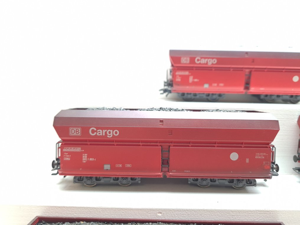 Märklin H0 - 46249 - Σετ τρένου μοντελισμού μεταφοράς εμπορευμάτων (1) - Σετ 5 τεμαχίων αυτοκόλλητα Fals - DB Cargo #3.2