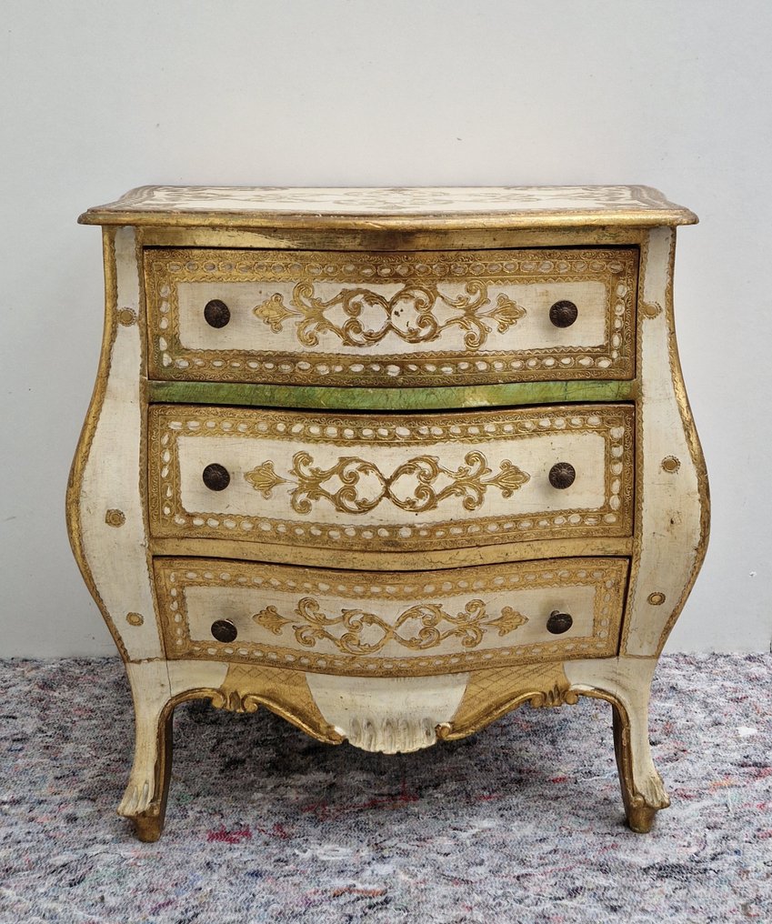 Florentijnse Vergulde Bombe - 座椅式馬桶 - 储物柜 - 木 #1.0