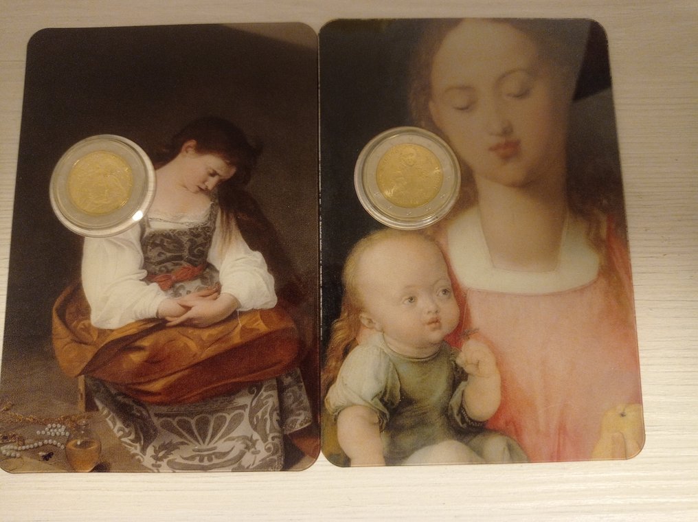 San Marino. 2 Euro 2021 "Caravaggio" + "Durer" (2 monedas) (Sin precio de reserva) #2.1