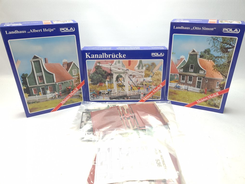 Pola H0 - 506/507/536/614 - Κιτ κατασκευής τρένων μοντελισμού (5) - 5x Ολλανδικά πακέτα κατασκευής #1.0