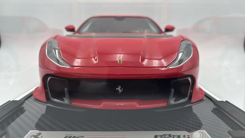 BBR 1:12 - Αυτοκίνητο μοντελισμού - Ferrari 812 Competizione Rosso Corsa 322 2021 - (cod.47) #1.0