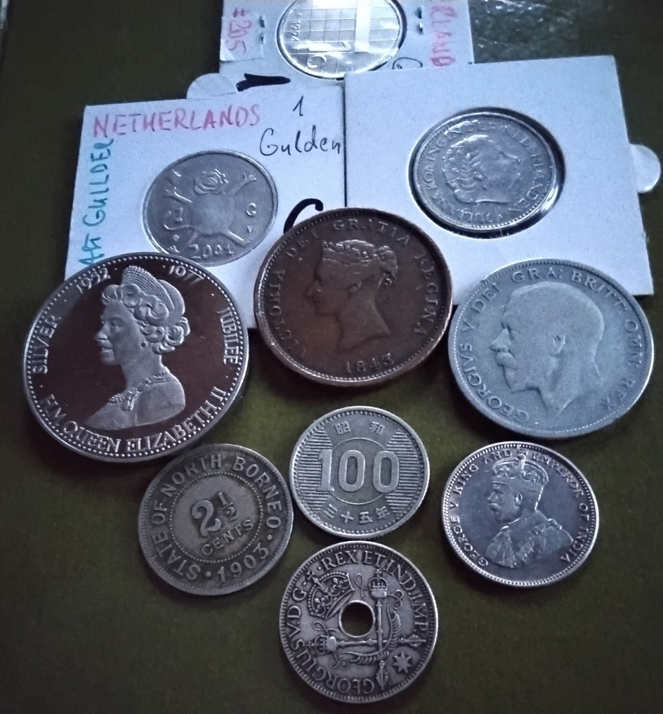 世界. 維多利亞. Lot of 10 coins  (沒有保留價) #1.0