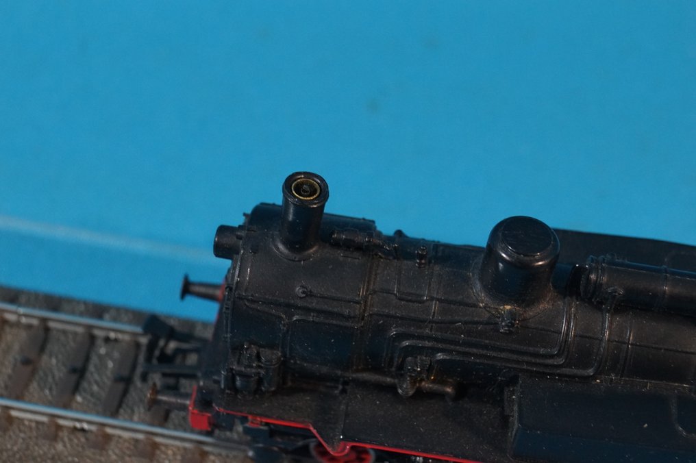 Märklin H0 - 3095 - Ατμομηχανή με όχημα μεταφοράς (1) - BR 24 με ενσωματωμένη γεννήτρια καπνού - DB #3.2
