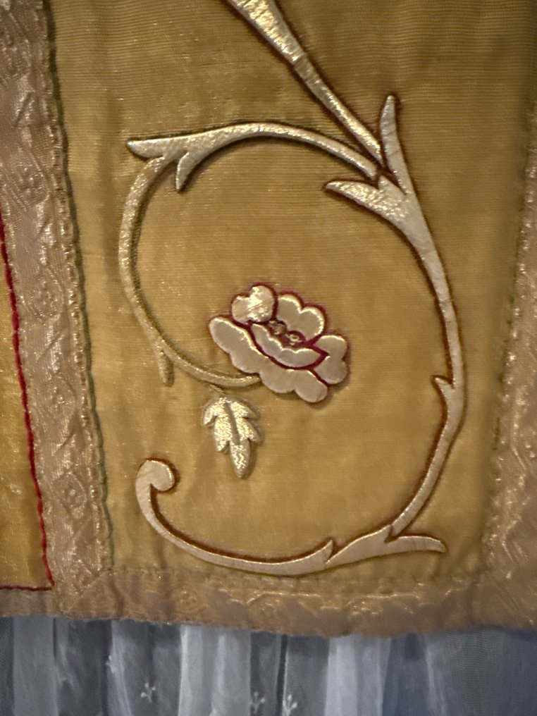 古罗马祭袍 - 刺绣 - 金箔 - 金线 - 古董 - 絲 - 20世纪 #4.3