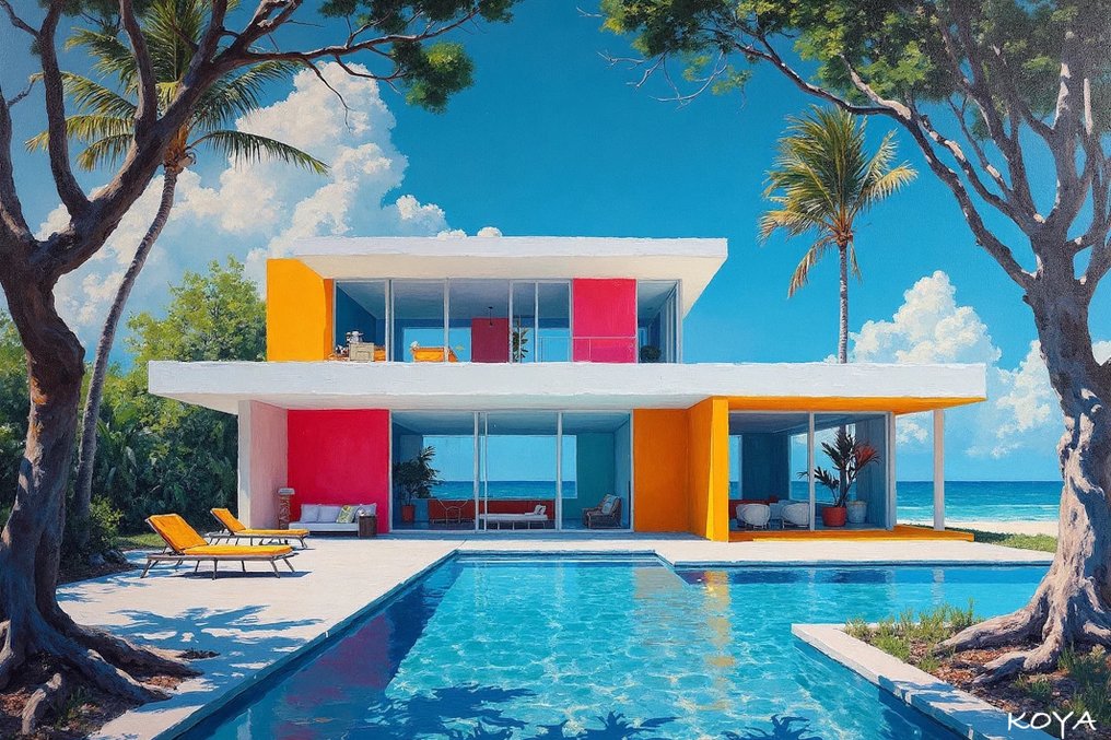 KOYA (1967) - Renzo Piano Trees Toile 1/1 XL #1.0