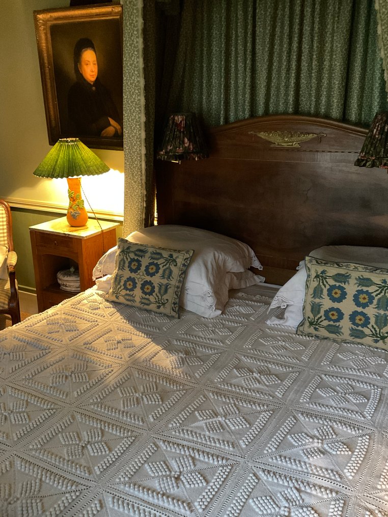 Cobre-leito do início do século XX, feito à mão. - Colcha  - 2.2 m - 1.8 m #2.1