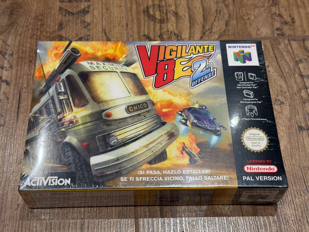 Nintendo - N64 - Vigilante 8: 2nd Offense SEALED NEW - Βιντεοπαιχνίδια - Σφραγισμένο στην αρχική του συσκευασία #1.0