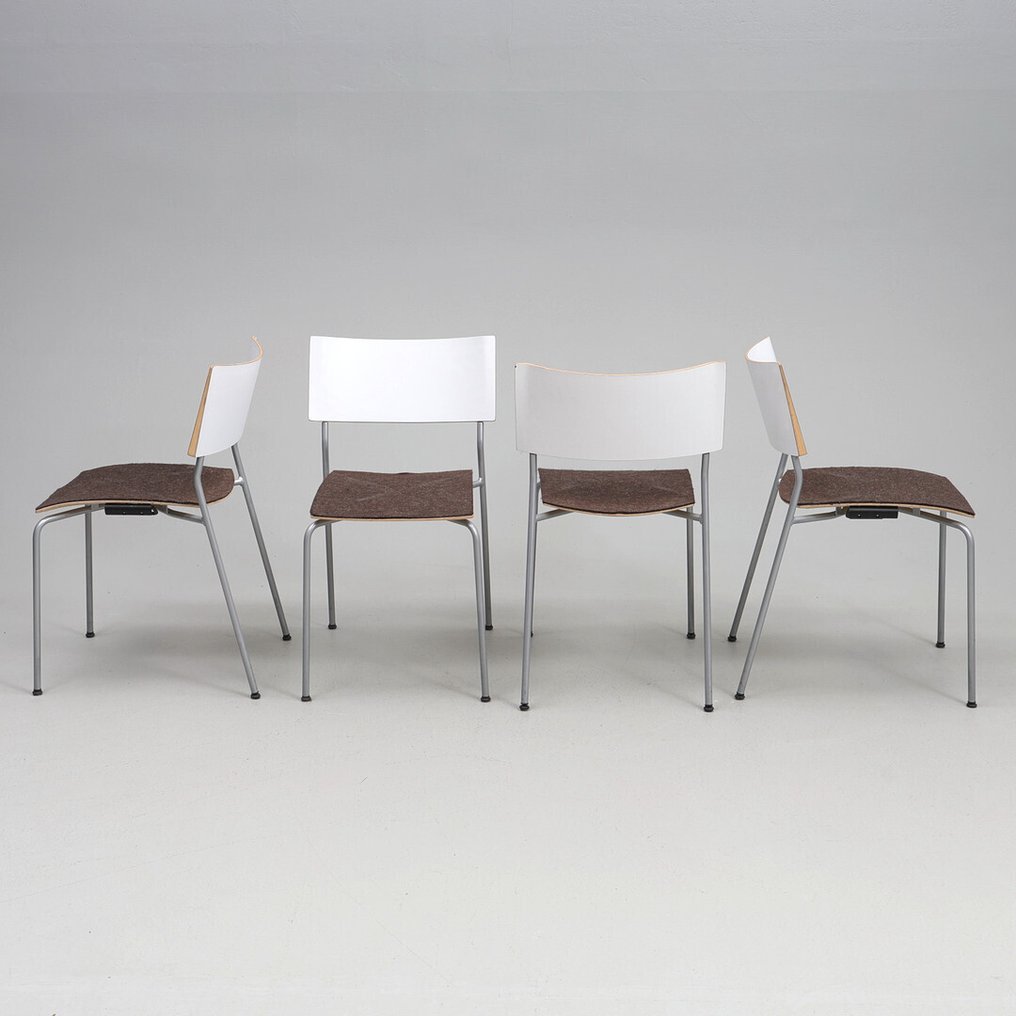 Stuhl (6) - Holz, Stahl, Textil, Plastik #1.0