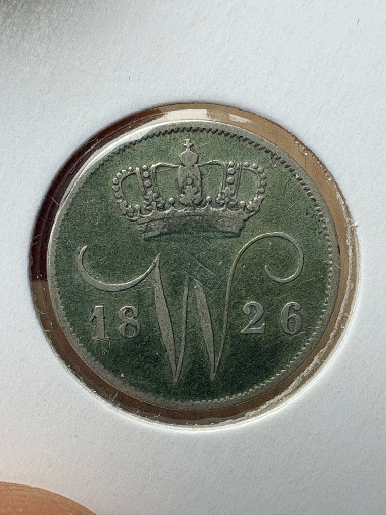 荷兰. 威廉一世. 10 Cents 1826 Brussel  (没有保留价) #1.0