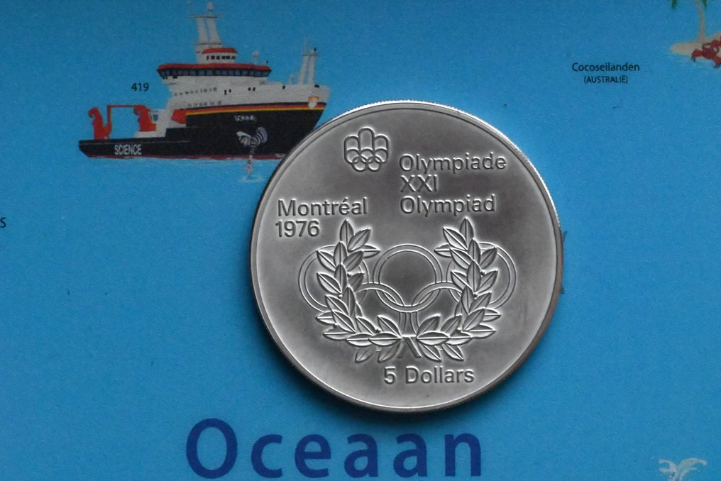 Canadá. 5 Dollars 1976  (Sem preço de reserva) #1.0