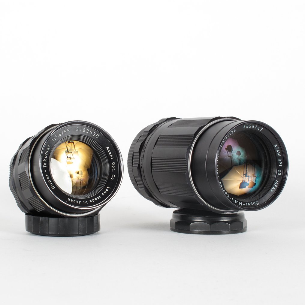 Asahi, Pentax Super-Takumar 1.8/55mm + SMC Takumar 3.5/135mm - M42 | Αναλογική φωτογραφική μηχανή #1.0