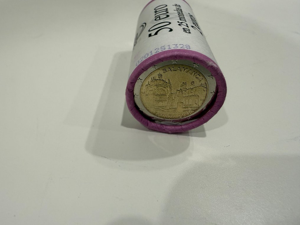 Spanien. 2 Euro 2025 "Salamanca" (25 monedas) en rollo (Ingen mindstepris) #3.2