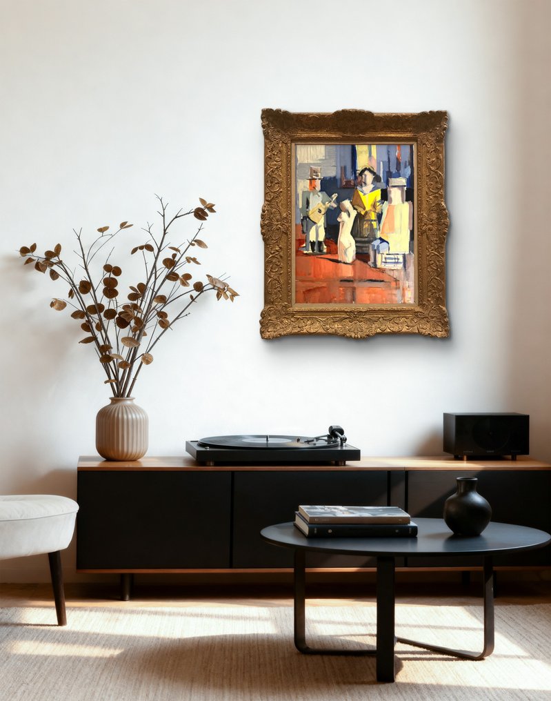 René Mels (1909-1977) - Atelier du sculpteur - 1950 #3.2