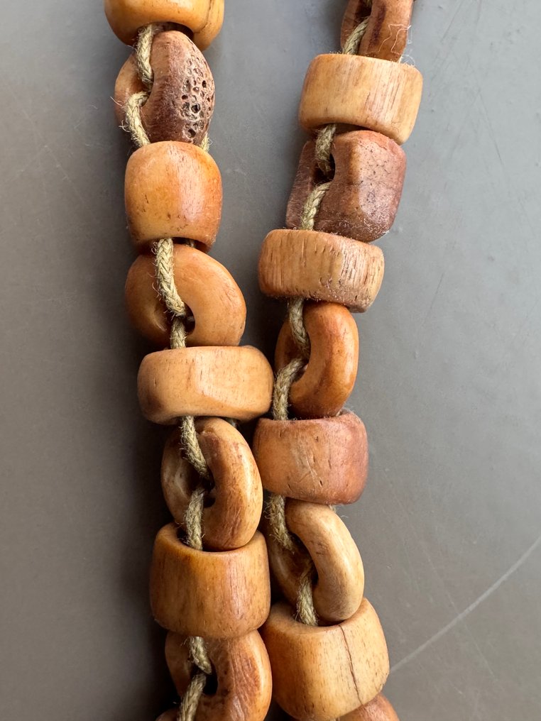 Iron Age Bone, shells Collier #2.1