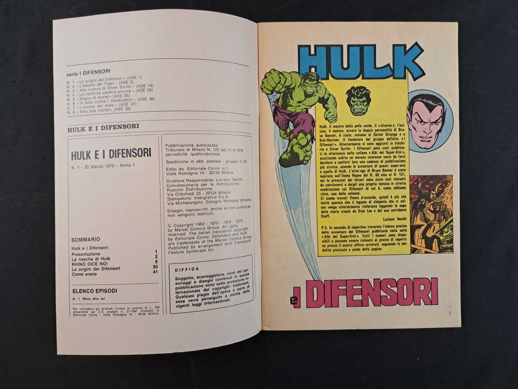 Hulk I Difensori con manifesto - 8 Comic collection #2.1