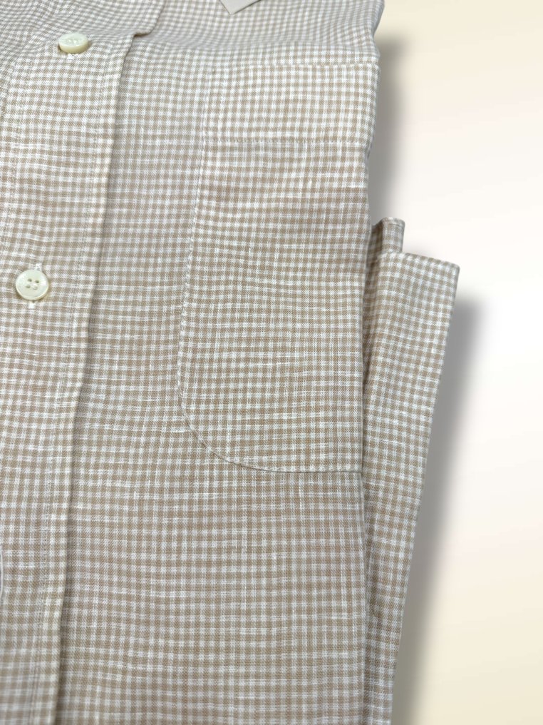 Brioni-Size XL (IV)-100% Linen - 衬衫 - 带标签的新品 #4.3