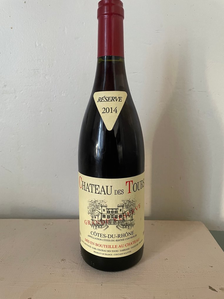 2014 E. Reynaud, Château des Tours Grande Réserve, 2014 - Côtes du Rhône - 1 Pullo (0.75L) #1.0