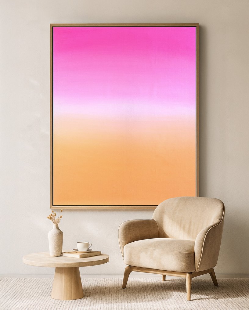 Sven Pels - "Vivid and Warm" - Contemporary Gradient Painting #1.0