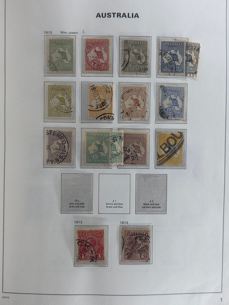 Australia 1913/1993 - Collection in a Davo album #1.0