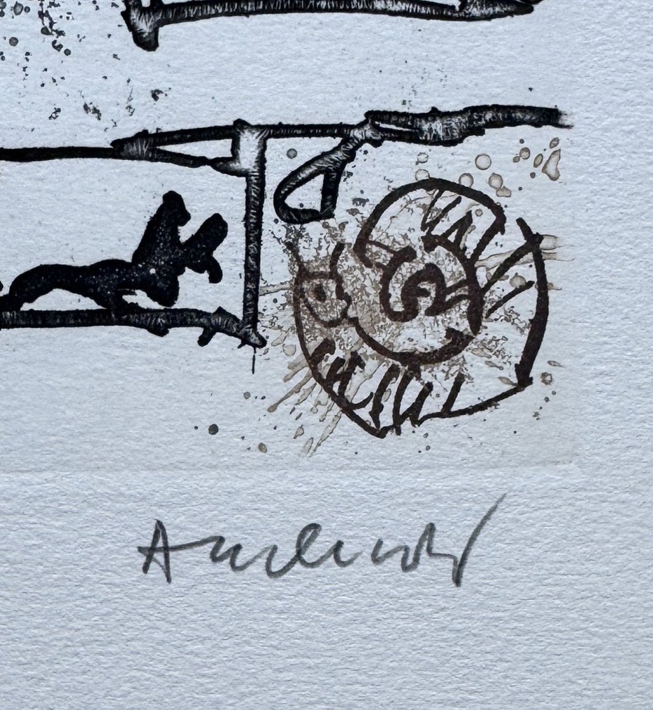 Pierre Alechinsky (1927) - Signes et singes #3.2