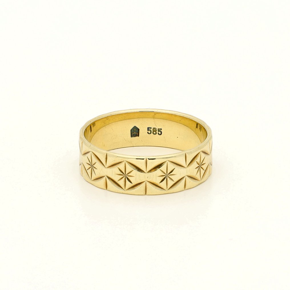 Inel - 14 ct. Aur galben #1.0