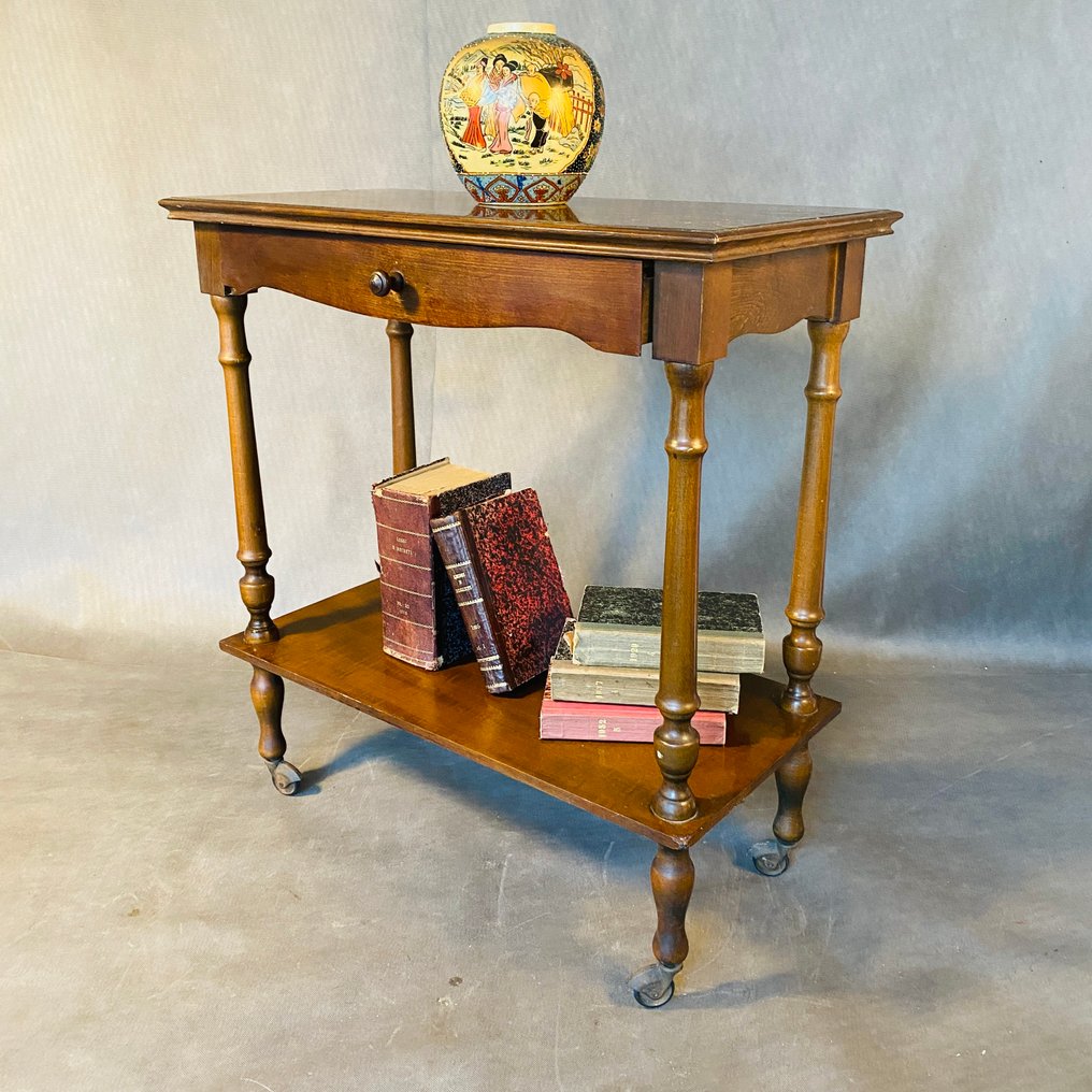 Étagère - 木, 20世纪上半叶的意大利手推车和架子 #4.3