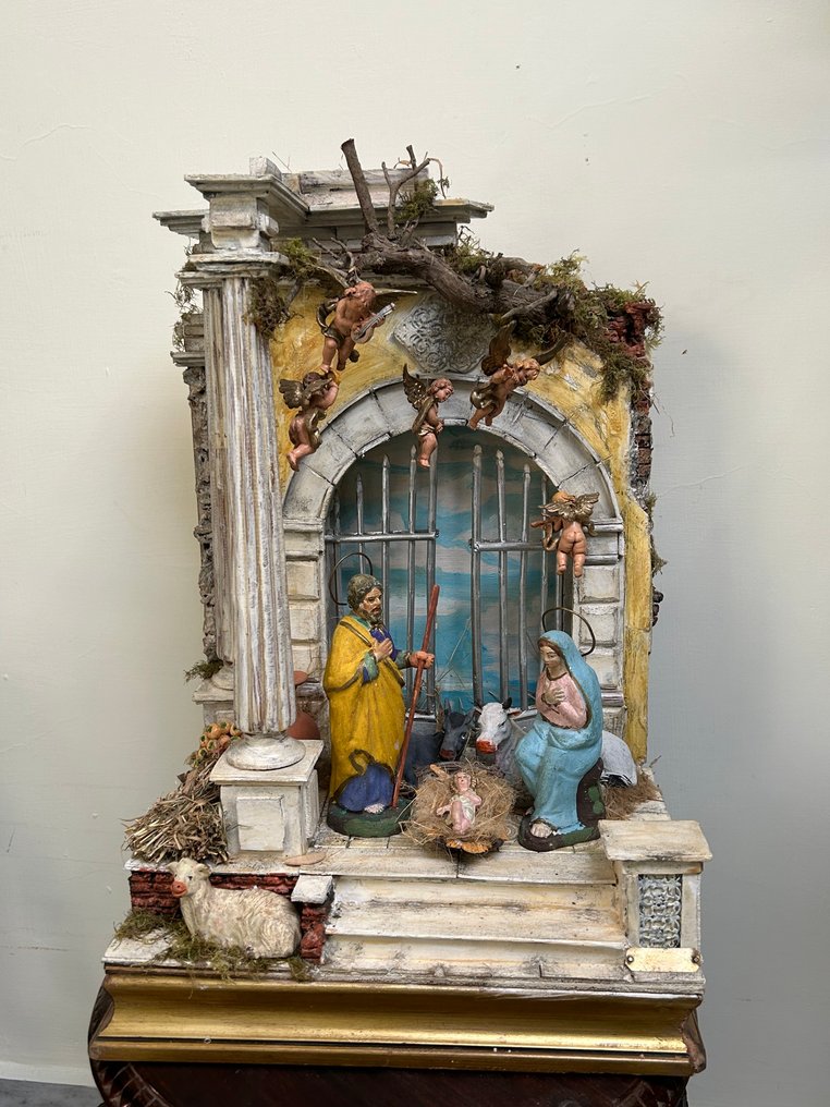 圣格雷戈里亚门的圣诞场景剧场 - 陶器, 木 - 2025 - Presepe - Natività #1.0