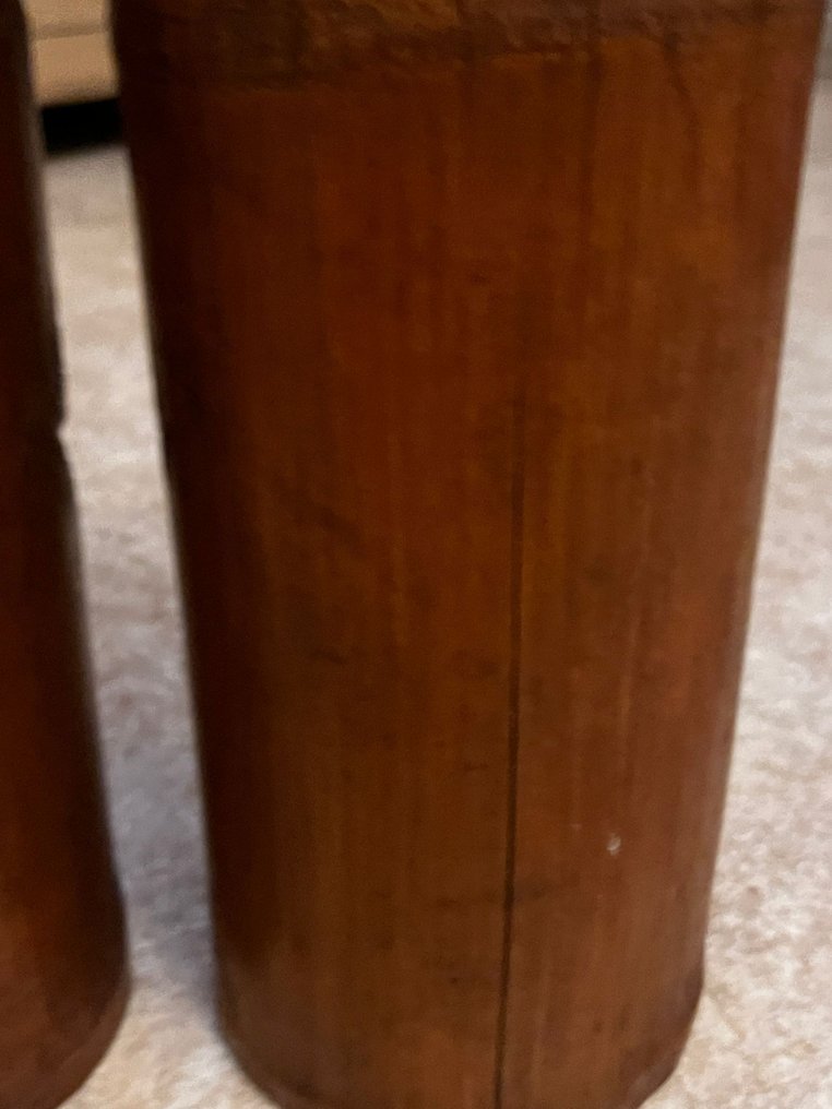 中国竹雕大号笔筒（Bitong）一对 - 木 - 中國 - 20世紀 #3.2