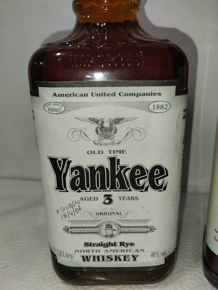 Yankee 3yo Straight Rye + Rangers Rare Bourbon  - 1 Litre, 70cl - 2 bottles #1.0
