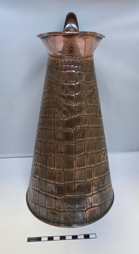 Joseph Sankey & Sons Staffordshire - Ρίπτης - καράφα σαύρας - Χαλκός - Βρύση σαύρας Arts & Crafts. #2.1