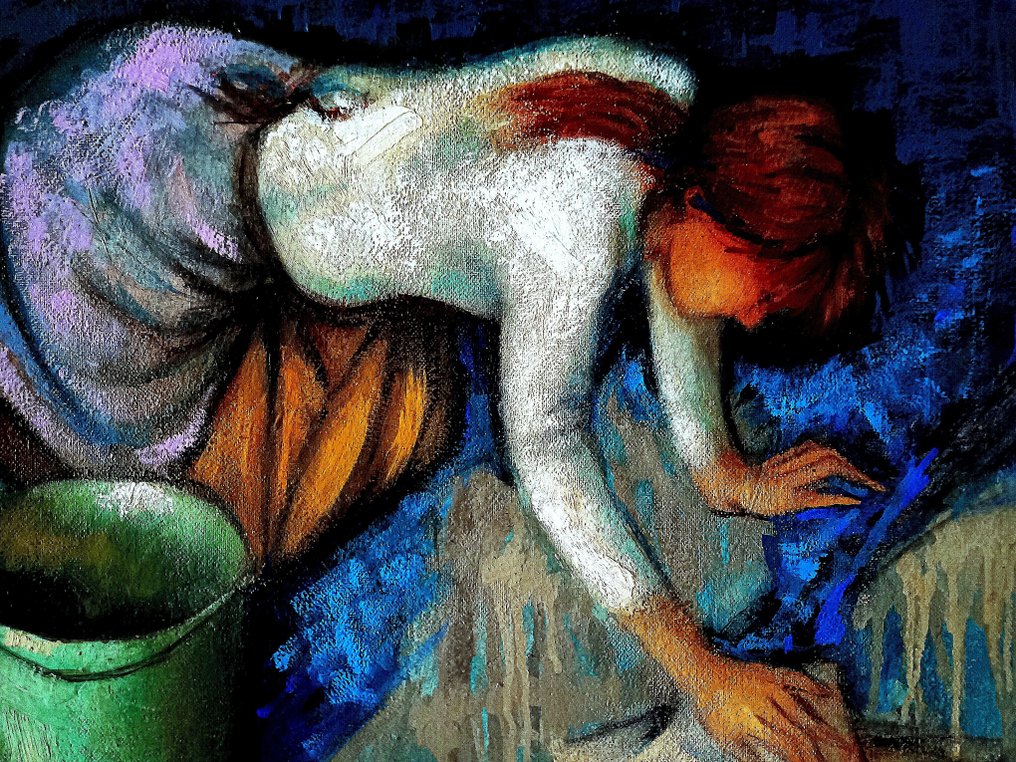 Scuola europea (XX) - Escena doméstica #2.1