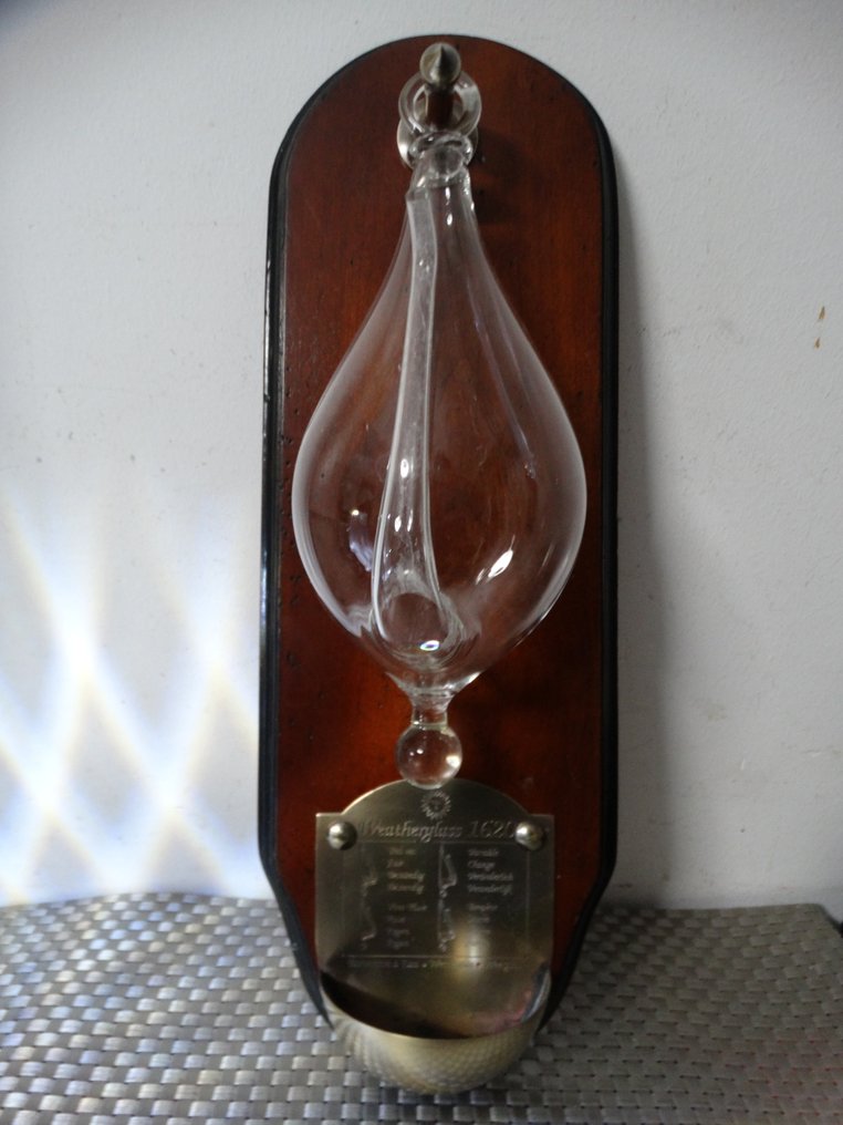 Barometer - Træ - Donder/Stormglas #1.0