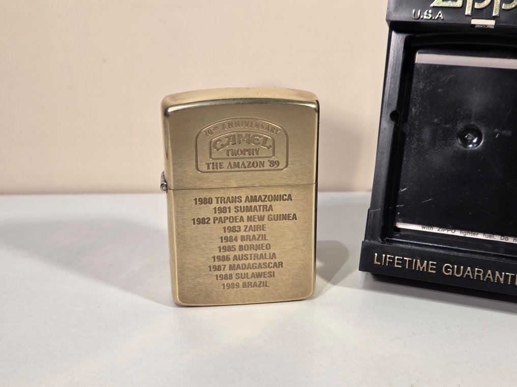 Zippo - 10th Anniversary Camel Trophy - The Amazon '89 - Isqueiro - Latão #2.1