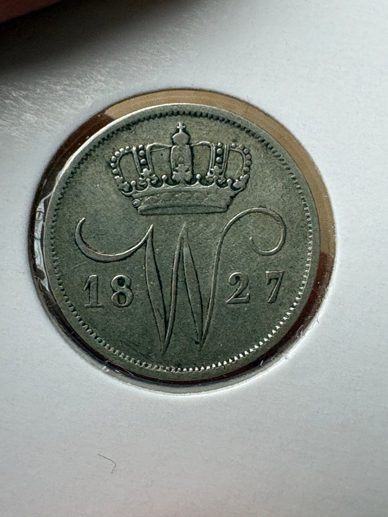 荷兰. 威廉一世. 10 Cents 1827  (没有保留价) #1.0