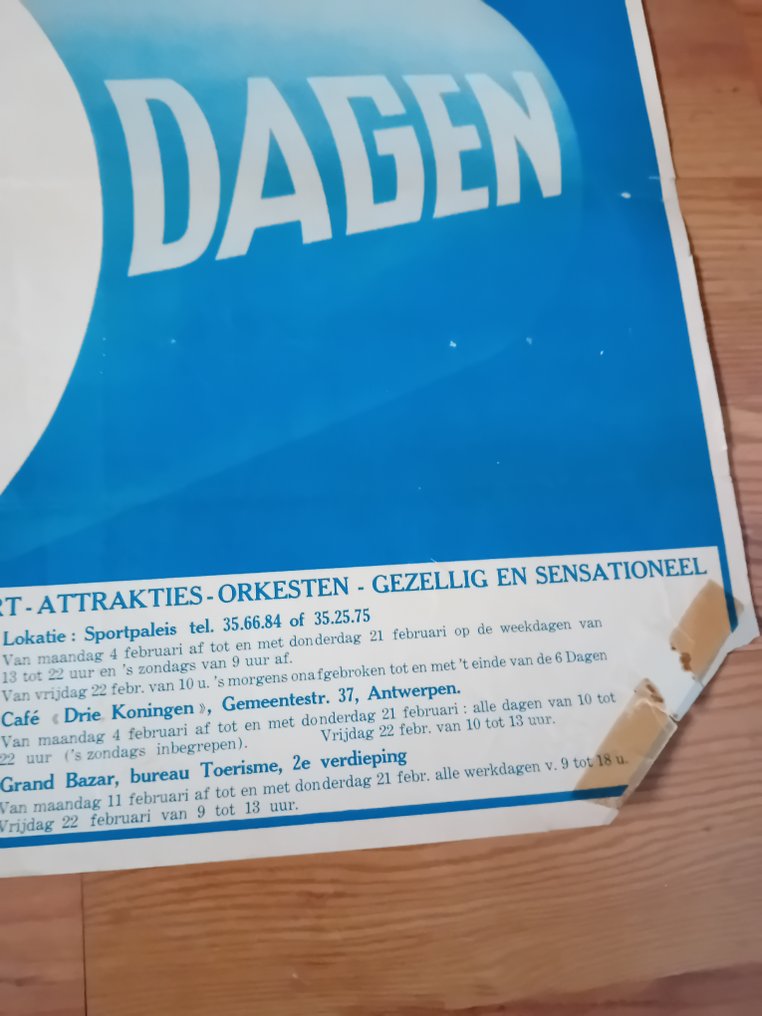 Onbekend - Zesdaagse Antwerpen 1963 #4.3