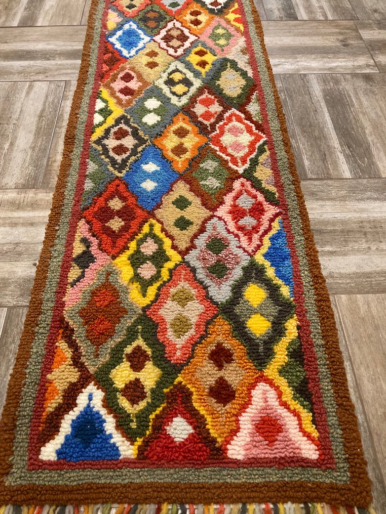 Teppich - 188 cm - 60 cm - Geometrie Retro-Design #4.3