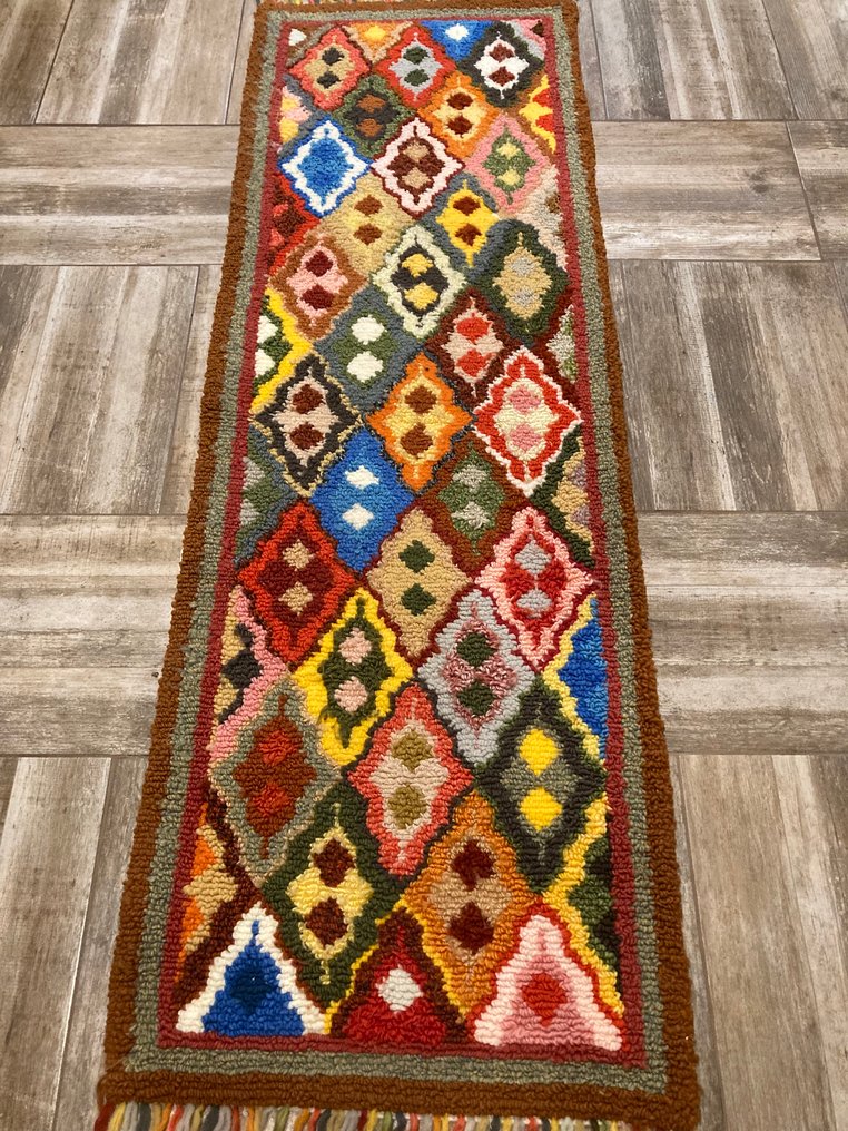 Teppich - 188 cm - 60 cm - Geometrie Retro-Design #3.2