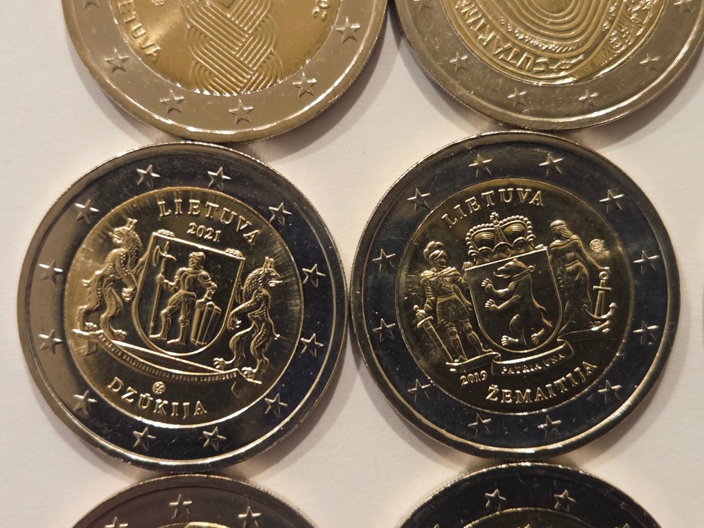 Εσθονία, Λιθουανία. 2 Euro 2016/2025 (20 coins) (χωρίς τιμή ασφαλείας) #3.2