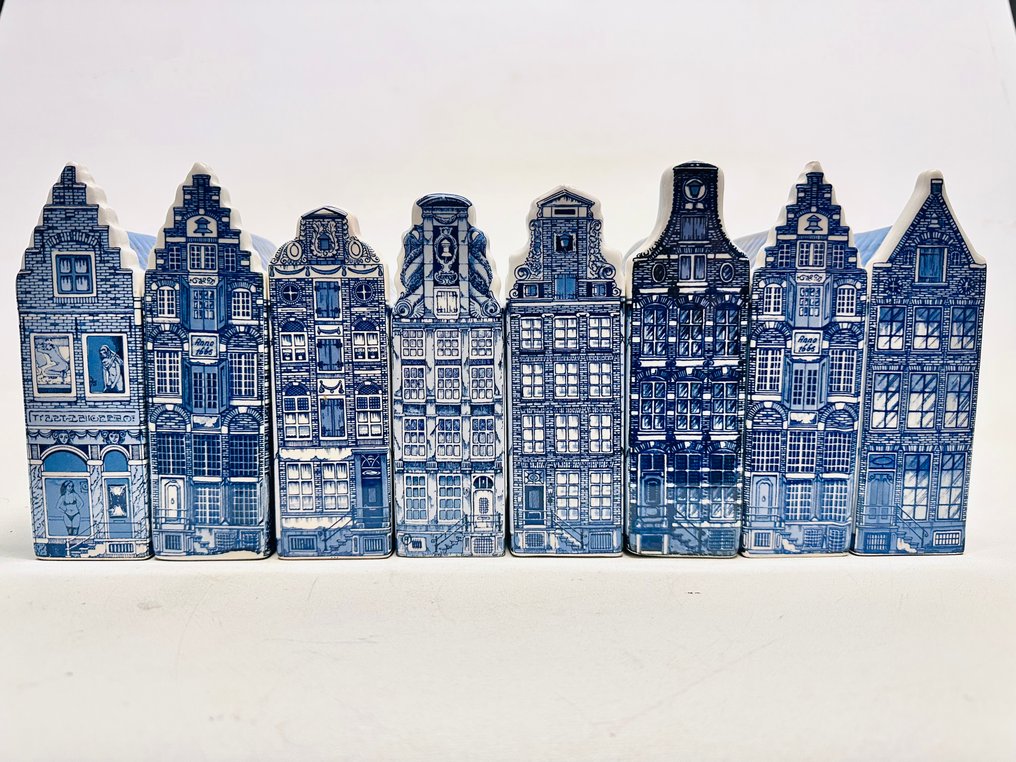 裝飾飾物 (8) - Delft - Delft Blue 运河房屋,阿姆斯特丹系列 - 荷蘭 #2.1