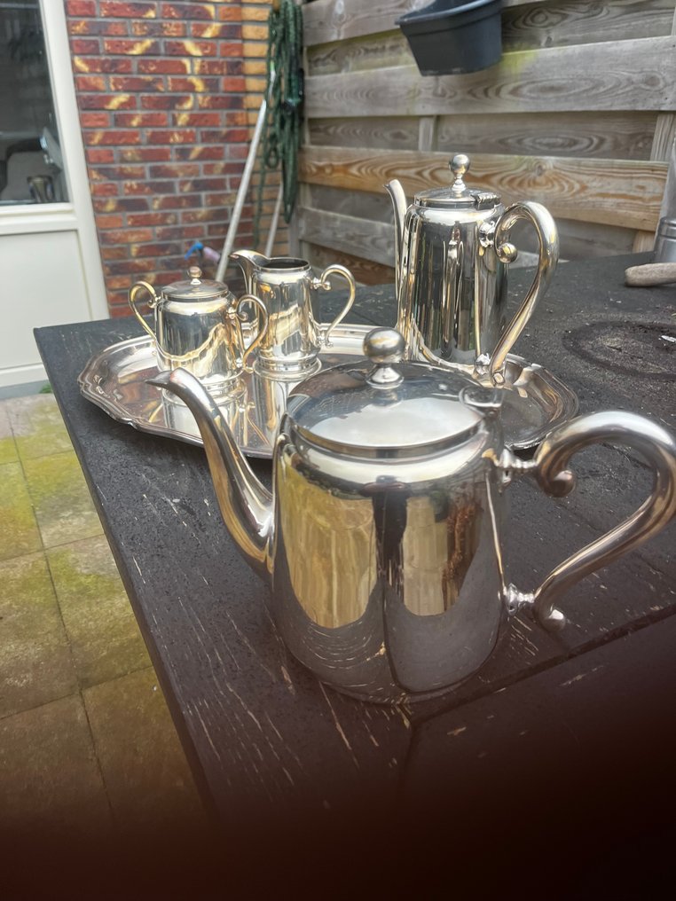 Coffee and tea service (5) - Silverplated - 5 delights #2.1