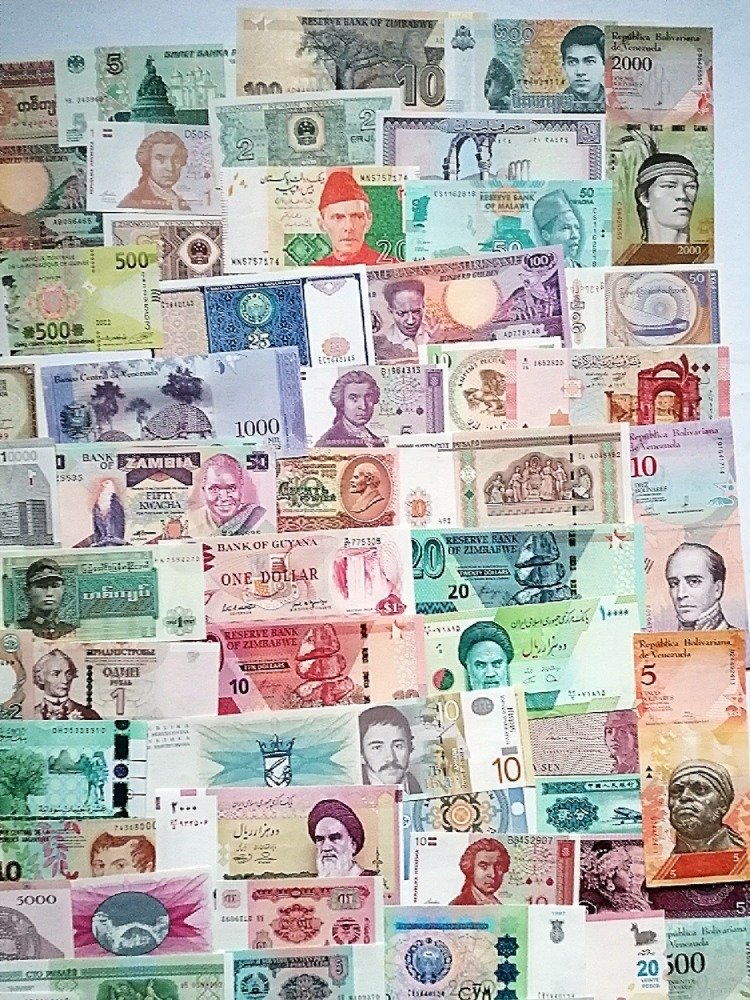 Mundo. - 100 banknotes - various dates  (Sem preço de reserva) #2.1