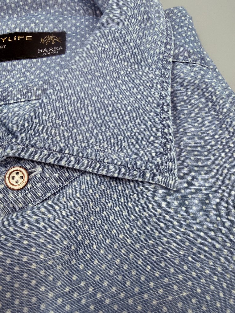 Barba-Dandylife-Size 44-Polkadot - Cămașă - Nou cu etichete #4.3