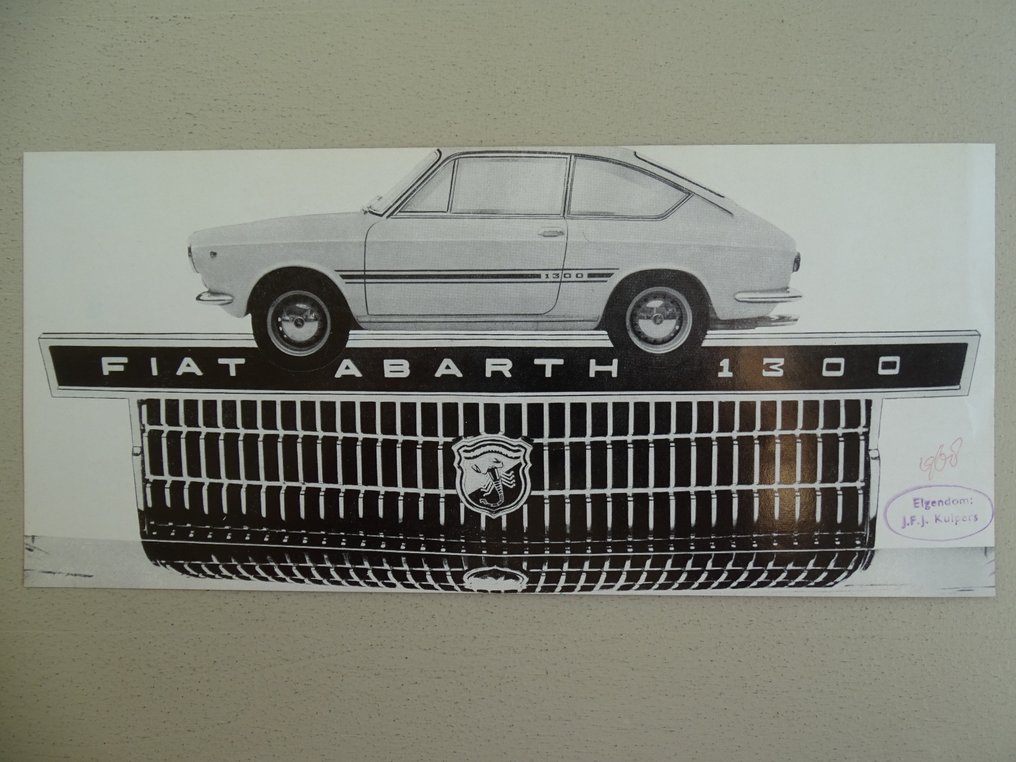 Brochure - Abarth - 1300 Coupé, OT 850 & OT 1000 berlina #4.3