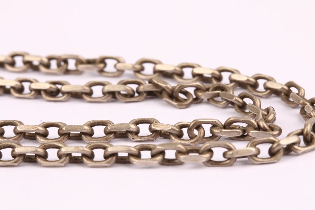 Nincs minimálár - Nyaklánc Ezüst - antik óra lánc #2.1